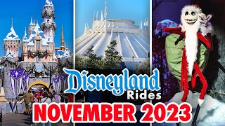 Disneyland Rides  November 2023 POVs 4K [upl. by Adoc]