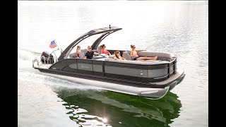 Best Pontoon Boat  PERIOD Comfortable Layout Awesome Exterior Design Tri Toon Pontoon Boat [upl. by Lleynod962]