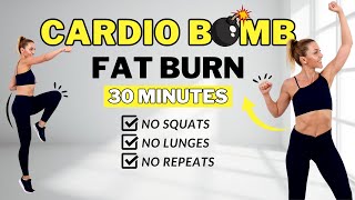 🔥30 Minute HIIT Cardio Workout with Warm Up🔥No Equipment at Home🔥Standing Cardio Workout🔥No Repeats🔥 [upl. by North416]