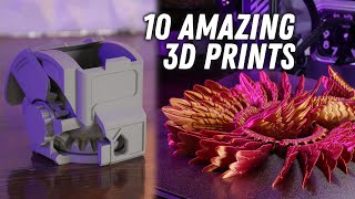 10 Satisfying 3D Print TimeLapses on the Elegoo Neptune 3 PRO 3D Printer [upl. by Parthen]