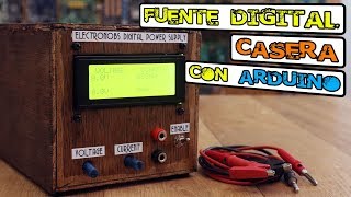 Pr69  Fuente digital casera con Arduino  Prototipo control voltaje y corriente [upl. by Nyrac893]