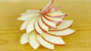 Simple Apple Swirl Garnishing Idea [upl. by Hoyt198]