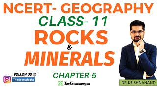 Minerals and Rocks NCERT Geography Class 11Chapter 5 TheGeoecologist [upl. by Nadirehs700]