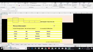 dienstplan erstellen excel wunschdienstplan dienstplan maschine [upl. by Osicnarf]