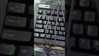 The mechanical long lasting TVS keyboard 🎹 7982865583  skcomputer shorts ytshorts [upl. by Laumas188]