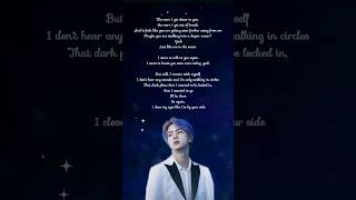 Abyss JIN lyrics kpop bts jin btssongs btsarmy btsshorts [upl. by Wescott]