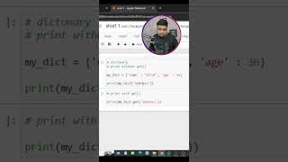 Python  3  How to safely Access Values in Dictionary  Python for Beginners  PMGURU shorts [upl. by Vidal]