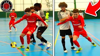 I Played in a PRO FUTSAL MATCH With NO REFEREE Football Skills amp Goals [upl. by Airehs]