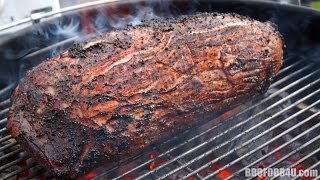 Roast Beef Recipe  Works on the BBQ or in the oven  BBQFOOD4U [upl. by Acimaj]