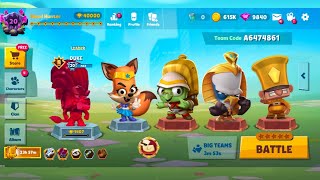 Zooba Squad Duke Nix Shelly Steve Guard Legendary New Skin Gameplay [upl. by Orlanta]