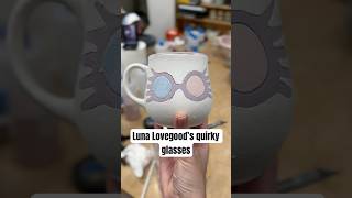 Luna Lovegood’s quirky glasses from the Harry Potter universe on a mug harrypotter lovegood [upl. by Odlonra783]