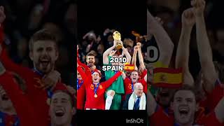 All world cup winners from 2002 messi brasil france argentina football edit soccer spain 9k [upl. by Eleni]