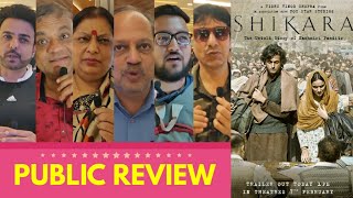 Shikara The Untold Story of Kashmiri Pandits PUBLIC REVIEW  Aadil Khan Sadia  Vidhu Vinod Chopra [upl. by Berte]