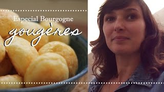 Receita de GOURGÈRES  passeio em cave de espumante  Especial Bourgogne [upl. by Ettelegna]