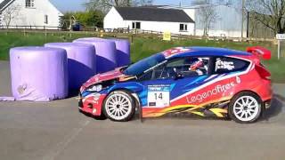 John Stone amp Patrick Brides  Ford Fiesta s2500 Midland Moto Stages Rally 2017 [upl. by Luttrell]