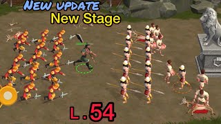 Finally New stage 54  Trojan war gameplay new update [upl. by Eenwahs]