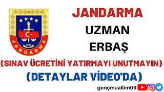 Jandarma UZMAN Erbaş başvuru ücreti NASIL yatırılır [upl. by Odin886]