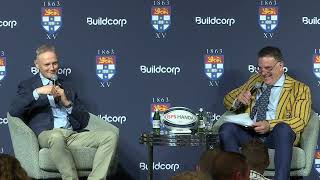 Talking with Joe Schmidt Wallabies coach [upl. by Newsom]