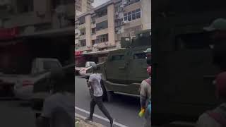 MOZAMBICAN PRESIDENT ELECTDANIEL CHAPO MUST GOPROTESTERS CHANT IN MAPUTOS STREETS [upl. by Salomone]