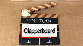 How to make and use a movie clapperboard [upl. by Ole436]