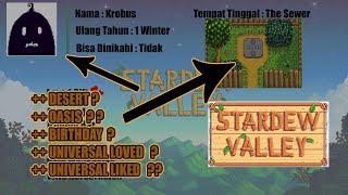 Hari Ulangtahun tempat tinggal Loved Gift amp Liked Gift  Stardew Valley Indonesia [upl. by Karalynn]