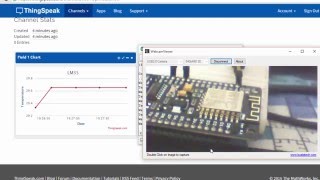 LM35 with Esp8266 Thingspeak [upl. by Sillsby]