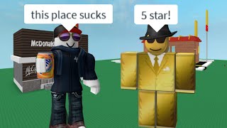 mcdonalds review in Roblox [upl. by Ikcin]