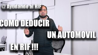 DEDUCCION DE AUTOMOVIL EN RIF SOLO CON AYUNDADOALRIF [upl. by Amor840]