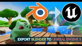 Complete Guide Exporting Blender Models and Animations to Unreal Engine 5  Seamless Workflow [upl. by Lenora672]