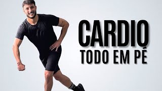 Cardio 18 MIN  🔥Queime gordura em Pé [upl. by Milde]