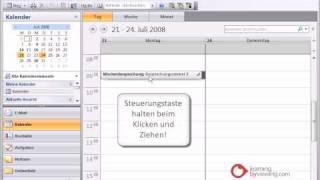 Outlook Tutorial Deutsch wiederkehrende Termine [upl. by Mansur]