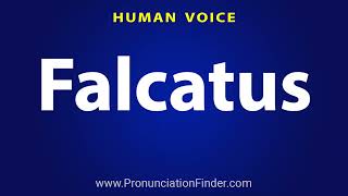 How To Pronounce Falcatus [upl. by Odlauso842]