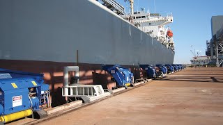 MoorMaster™ automated vacuum mooring at Port Hedland bulk terminal [upl. by Crespi]