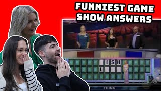 BRITISH FAMILY REACTS  Funniest Game Show Answers Of All Time [upl. by Erotavlas]