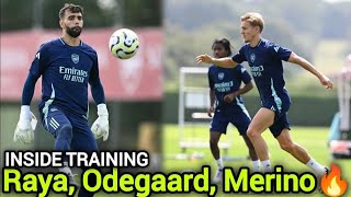 INSIDE ARSENAL TRAINING KEY PLAYERS MAKE SHOCK RETURN IS THIS SEASONS TURNING POINT [upl. by Scoter337]