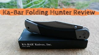 KaBar 3189 Folding Pocket Hunting Knife Review Ka Bar [upl. by Samalla842]