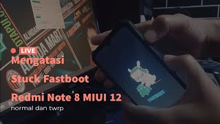 Update 2021 2 Cara Mengatasi Stuck Fastboot Xiaomi Redmi Note 8 dll Tanpa Flash Dijamin Work [upl. by Phaih]