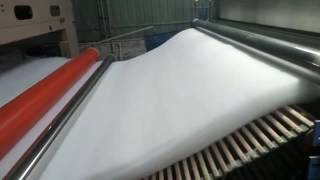 non woven polyester wadding production line [upl. by Llerrut]