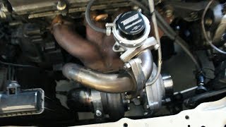 New CxRacing Turbo for 300hp Stock Block b18 Civic [upl. by Notterb]