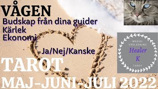 Vågen ♎️ Majjunijuli 2022 Budskap från dina guider Kärlek Ekonomi JaNejKanske Tarot  Healer K [upl. by Amre369]