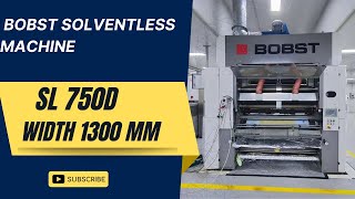 BOBST solventless lamination machines [upl. by Normak794]