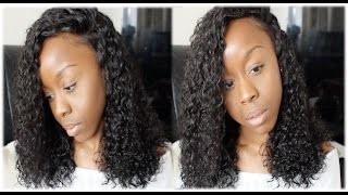 Aliexpress Curly Hair  Frontal  Berrys Fashion Hair Post Install Review ♥ [upl. by Barhos]