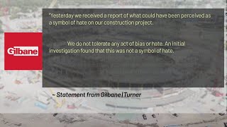 Work paused at new Bills stadium to investigate possible hate symbol [upl. by Tiloine593]