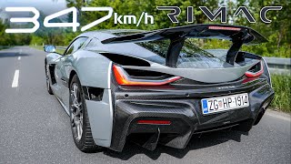 RIMAC Nevera 1900hp  Brutal 100200 kmh accelerations🤯  Automann in 4K [upl. by Kolivas639]