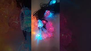 Crystal LED lights Crystal lari Diwali light diwalidecoration diwalidecorationlights ledlight [upl. by O'Rourke]