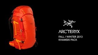 Arcteryx  KHAMSKI PACK [upl. by Ehtylb]