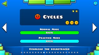 Geometry Dash  Cycles All coins [upl. by Lello]