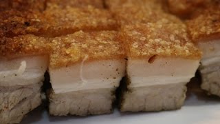 THE SECRET TO CRUNCHY CRISPY PORK BELLY REVEALED CHINESE STYLE RECIPE [upl. by Leopoldeen]