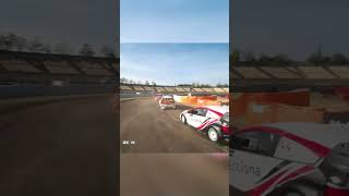 Drone chases a train of Rallycross cars short [upl. by Notrub]