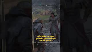 Eivor encuentra a Kassandra hablando sola assassinscreed curiosidades shorts [upl. by Jermayne727]